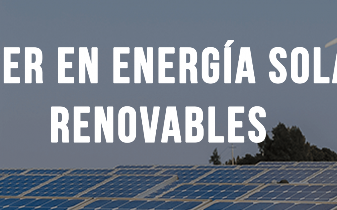 Máster en Energía Solar y Renovables: Segundo plazo de preinscripción.